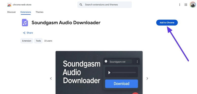 add downloader extension to browser