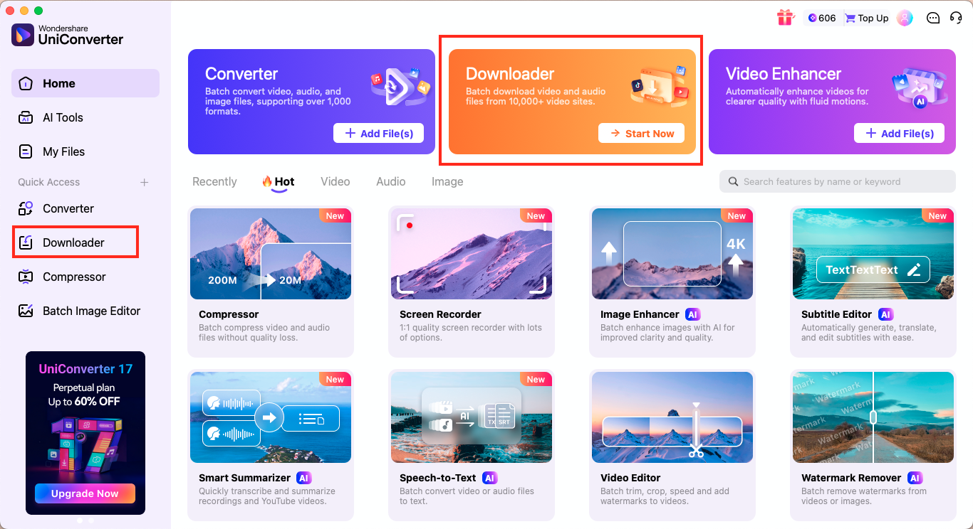 wondershare uniconverter downloader