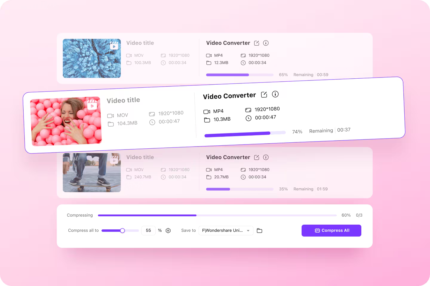 wondershare uniconverter interface