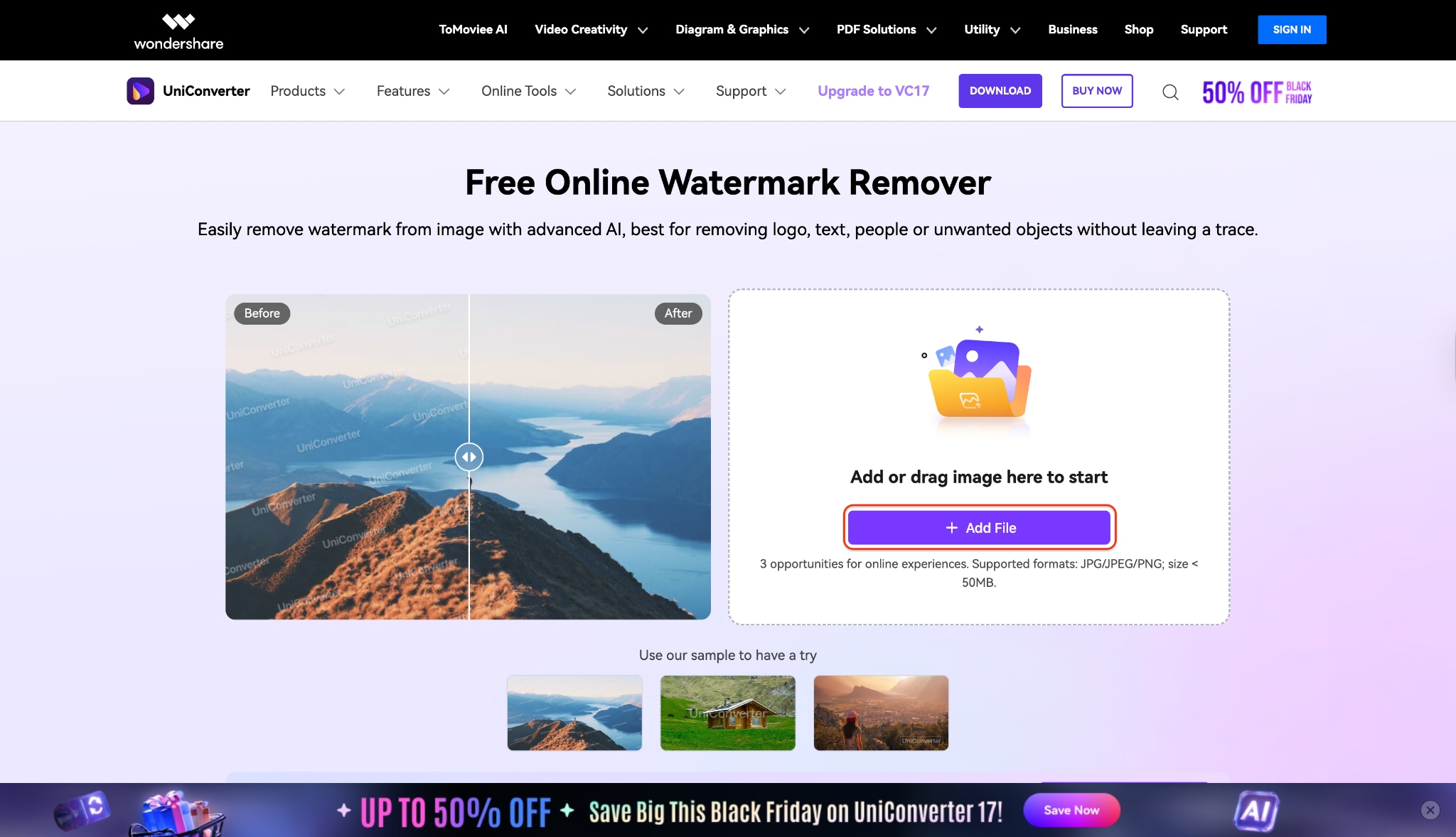 add watermarked reel frame or post