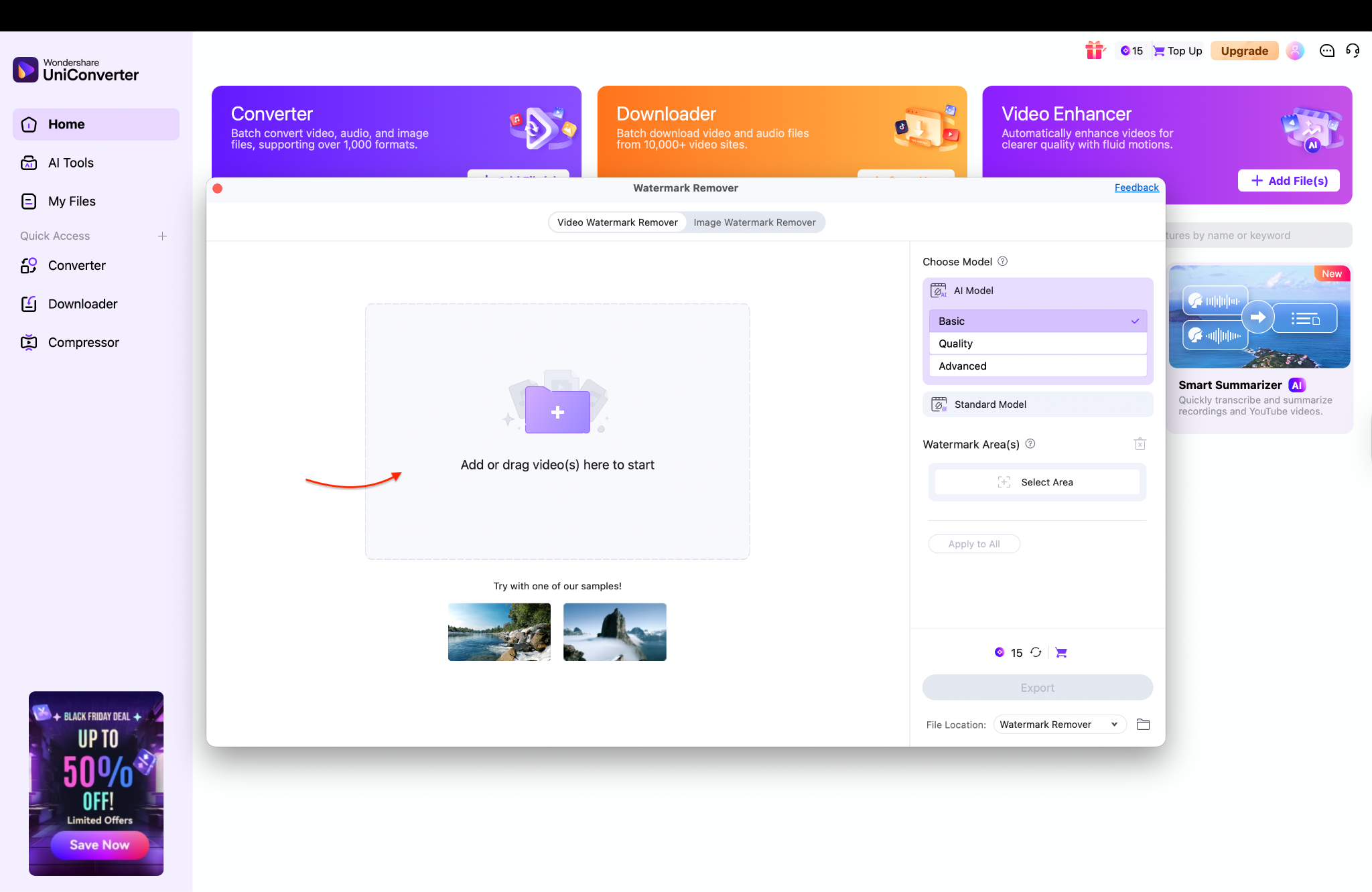 add or drag your reel