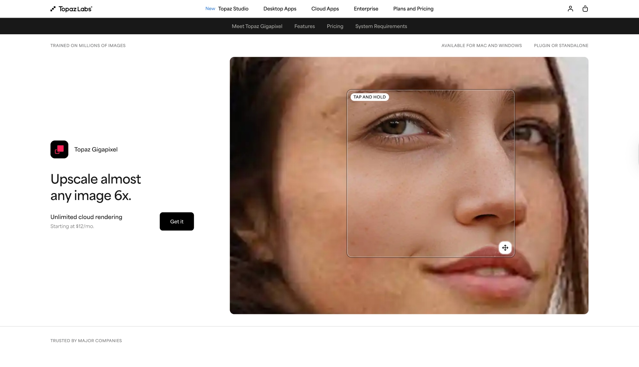 topaz gigapixel interface