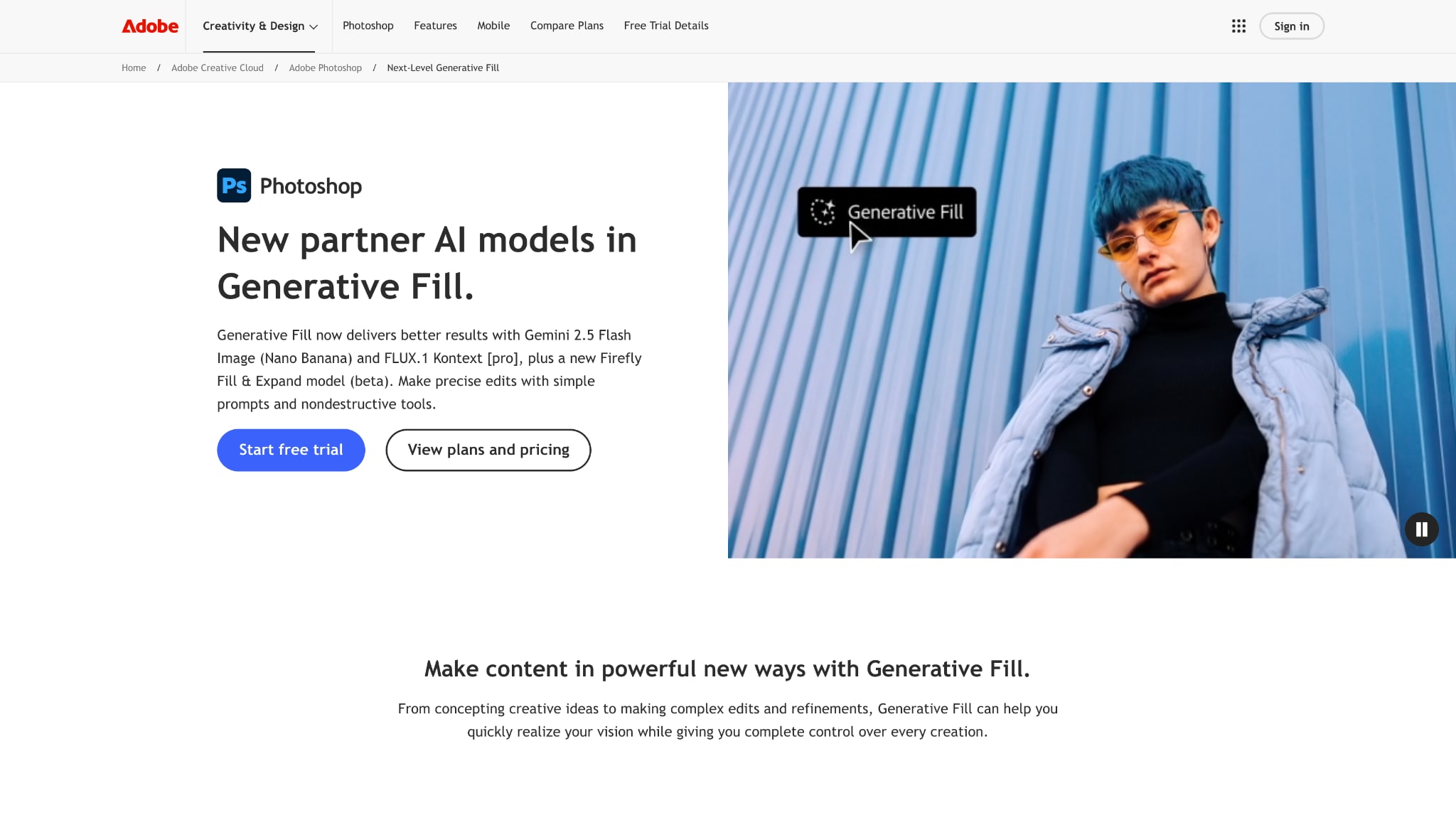 adobe photoshop homepage