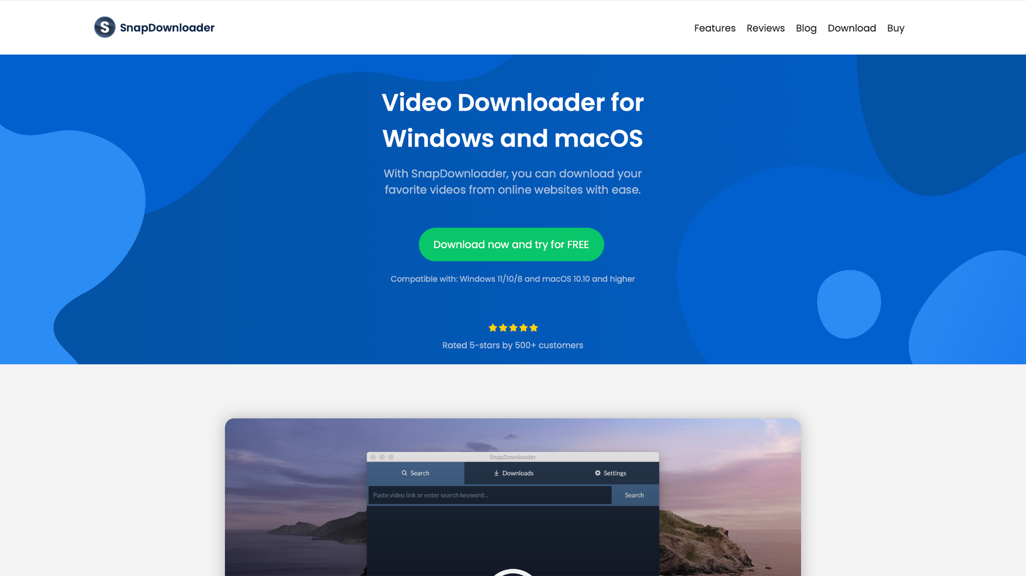 snapdownloader interface