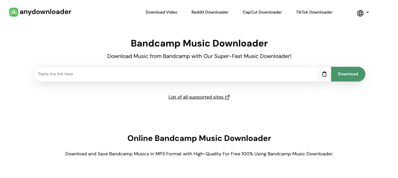 anydownloader bandcamp album downloader