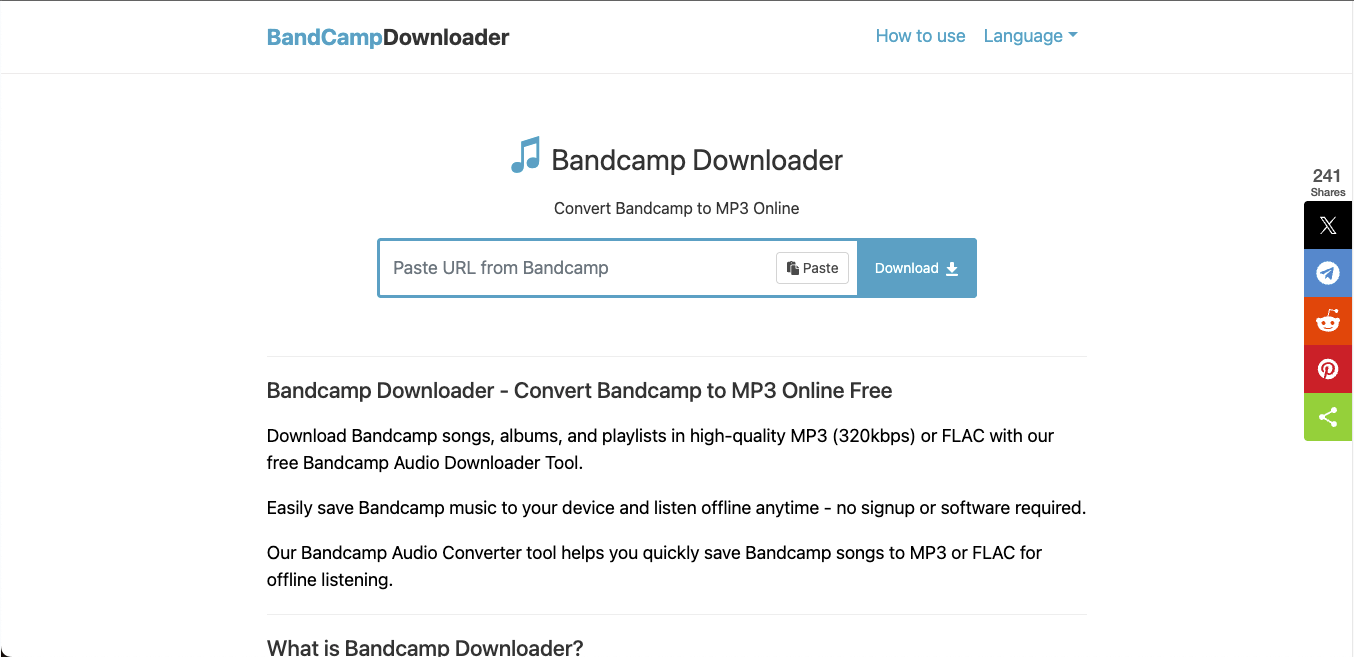 bandcamp downloader for album online