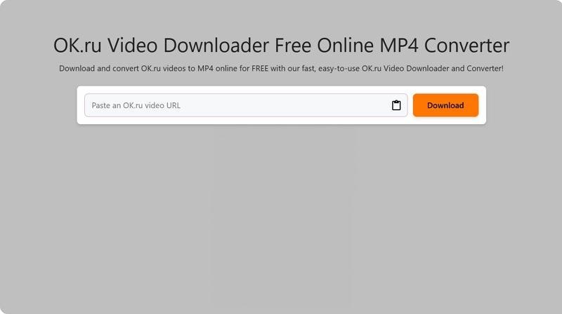 try online ok ru video downloader