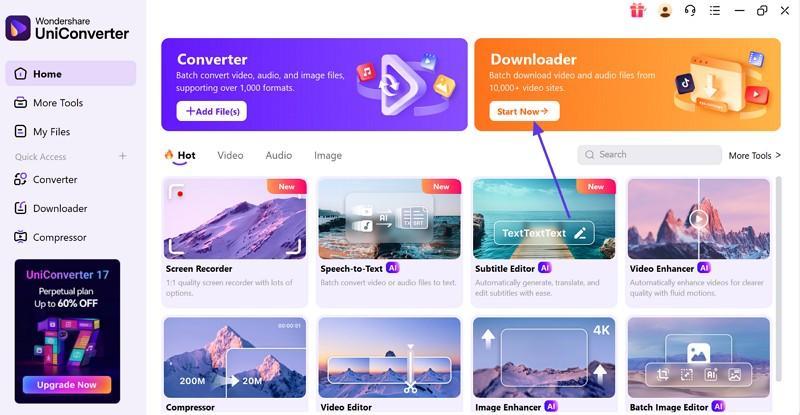 access ok video downloader uniconverter