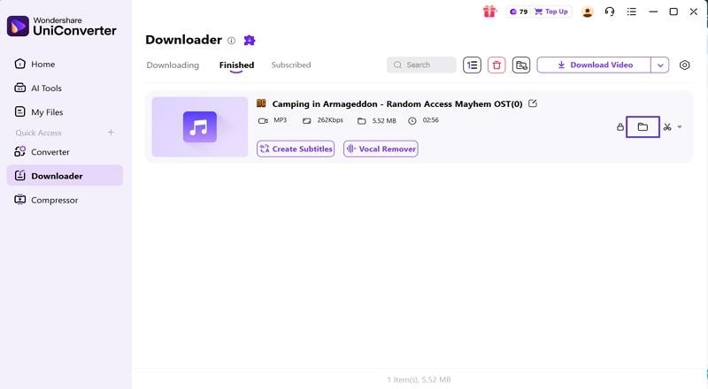 save convert mp3 files uniconverter