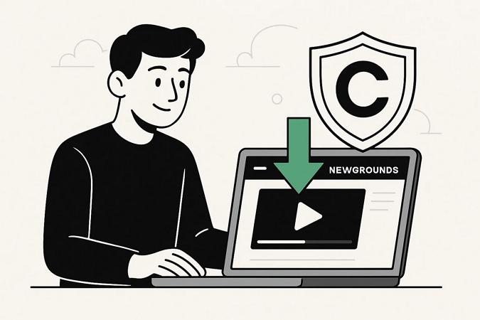 download newgrounds video legally