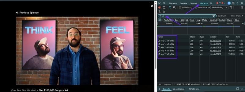 choose-wistia-network-tab