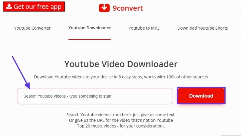 insert video link to convert