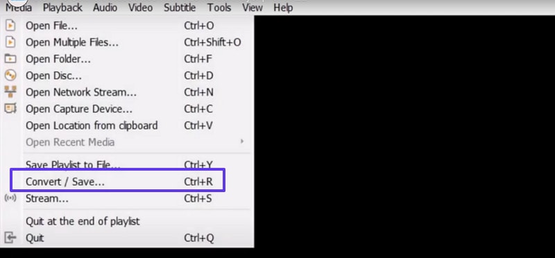 select convert save option