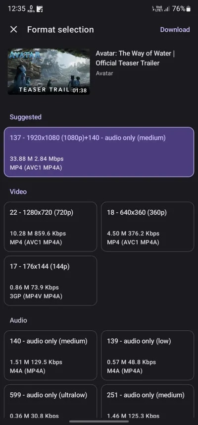 sealapk adjust settings