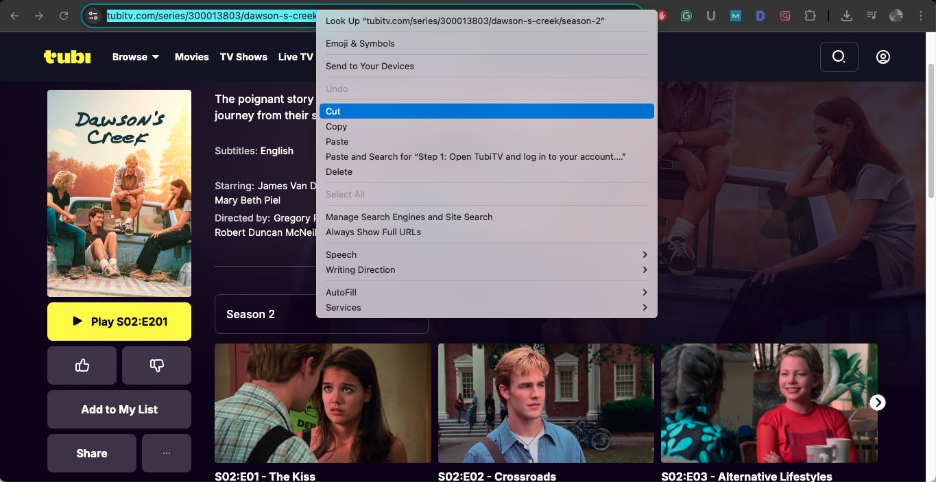wondershare uniconverter copy tubitv series link