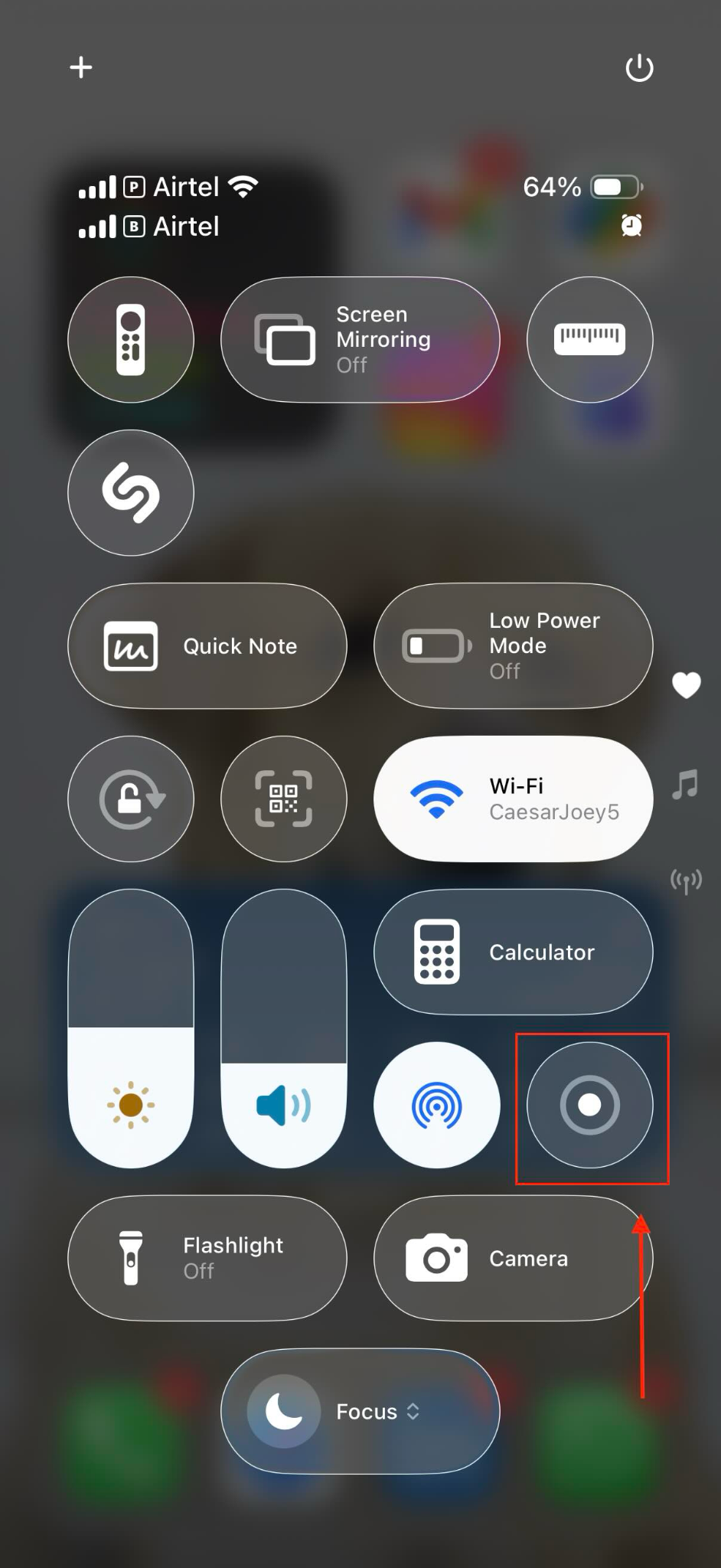 iphone screen recording
