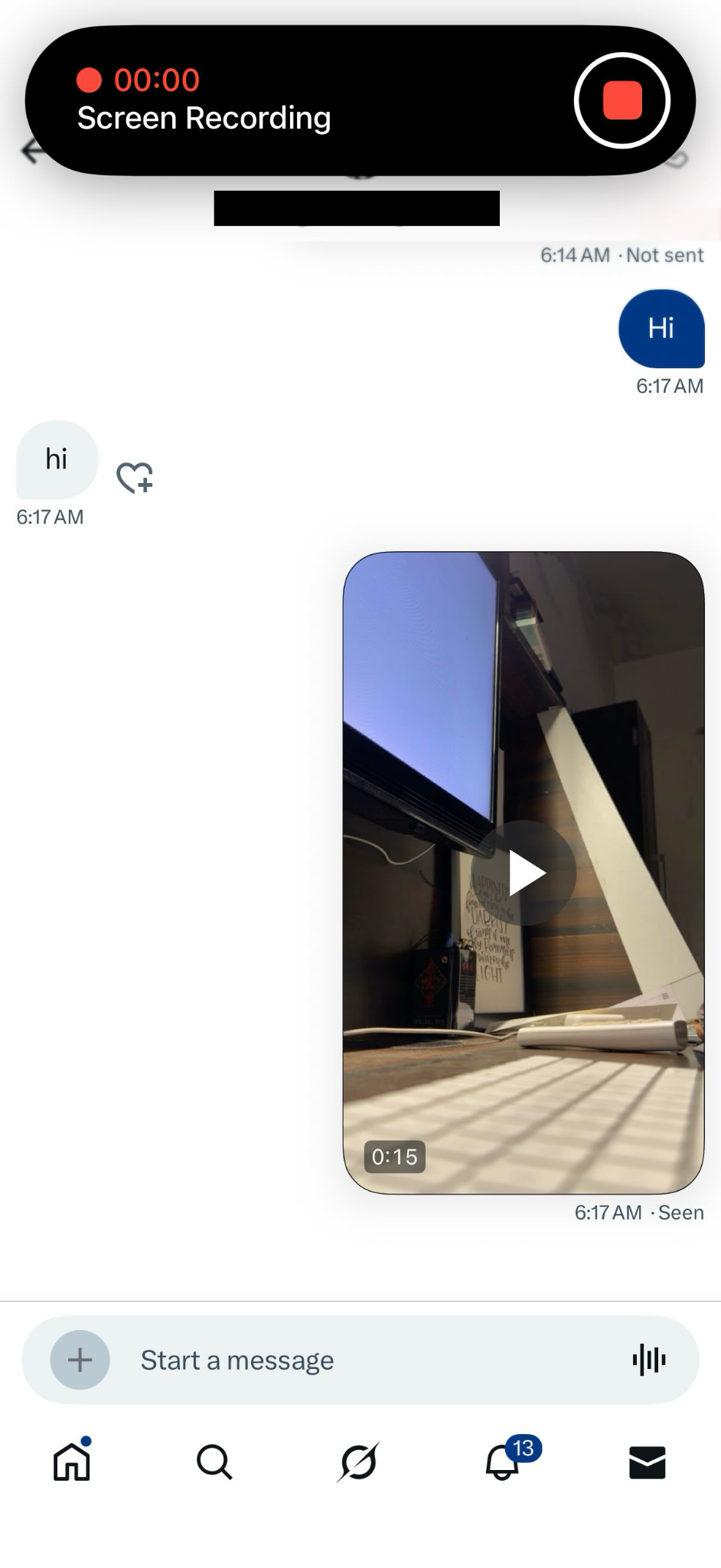 iphone stop recording