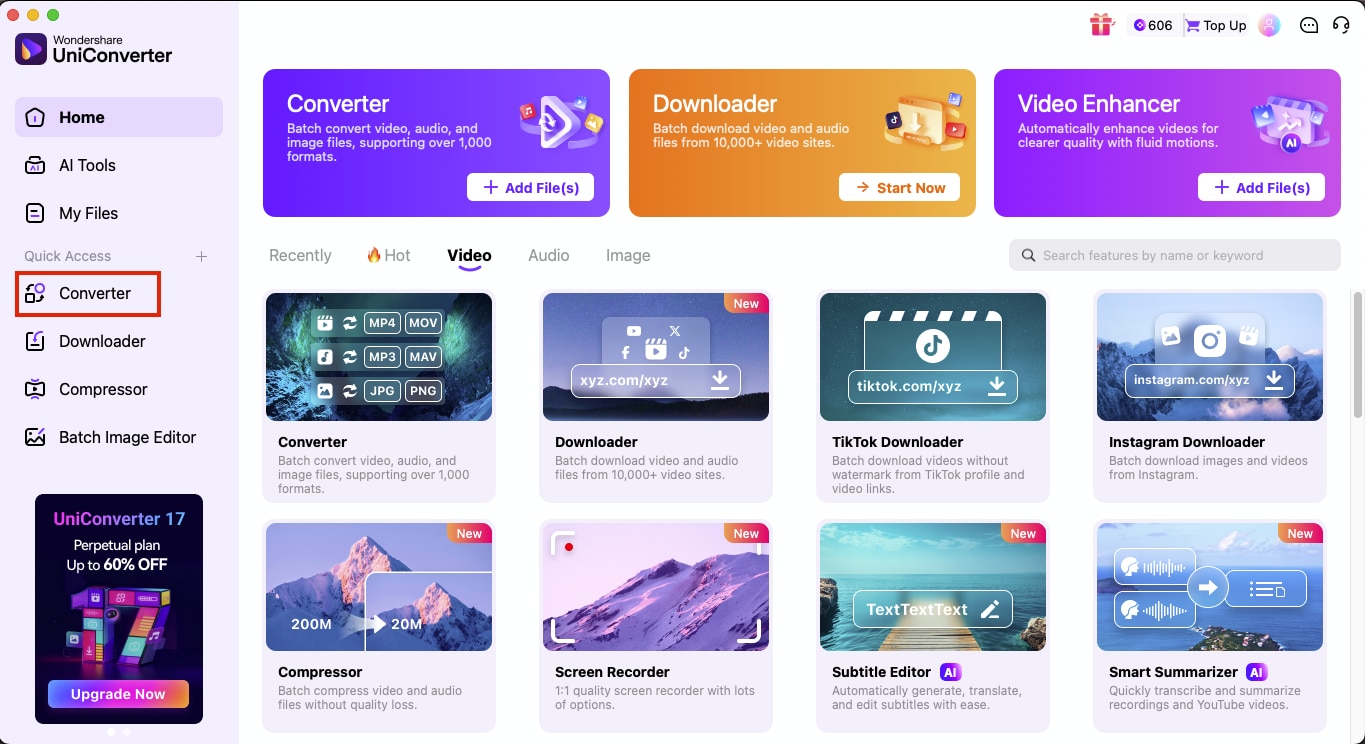 wondershare uniconverter converter