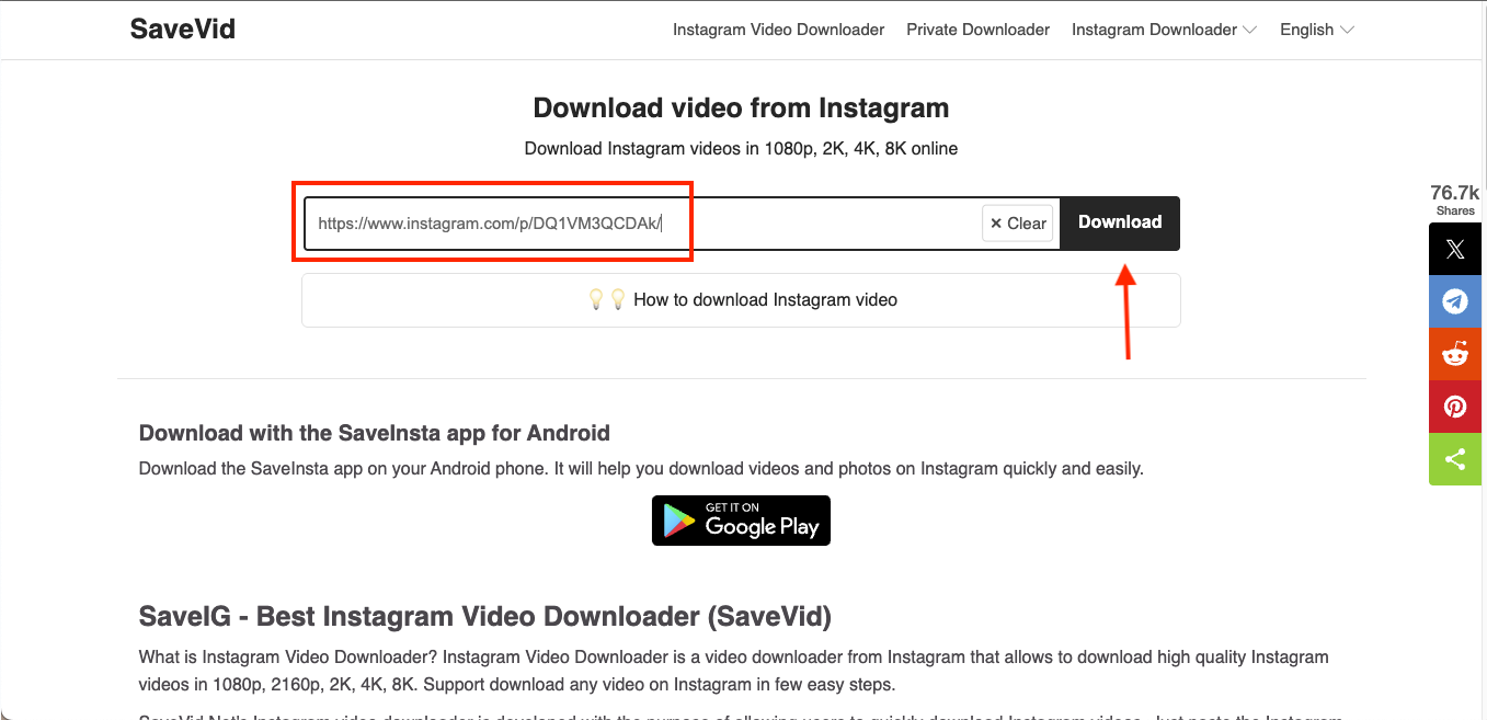 savevidnet paste link