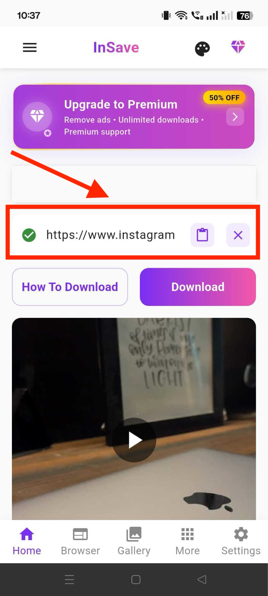 reels downloader video saver paste link