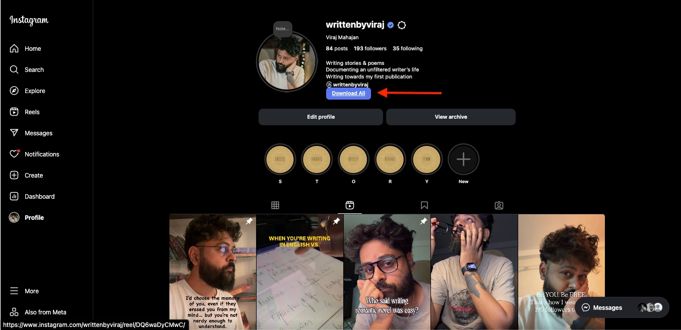 turbo downloader for instagram download all
