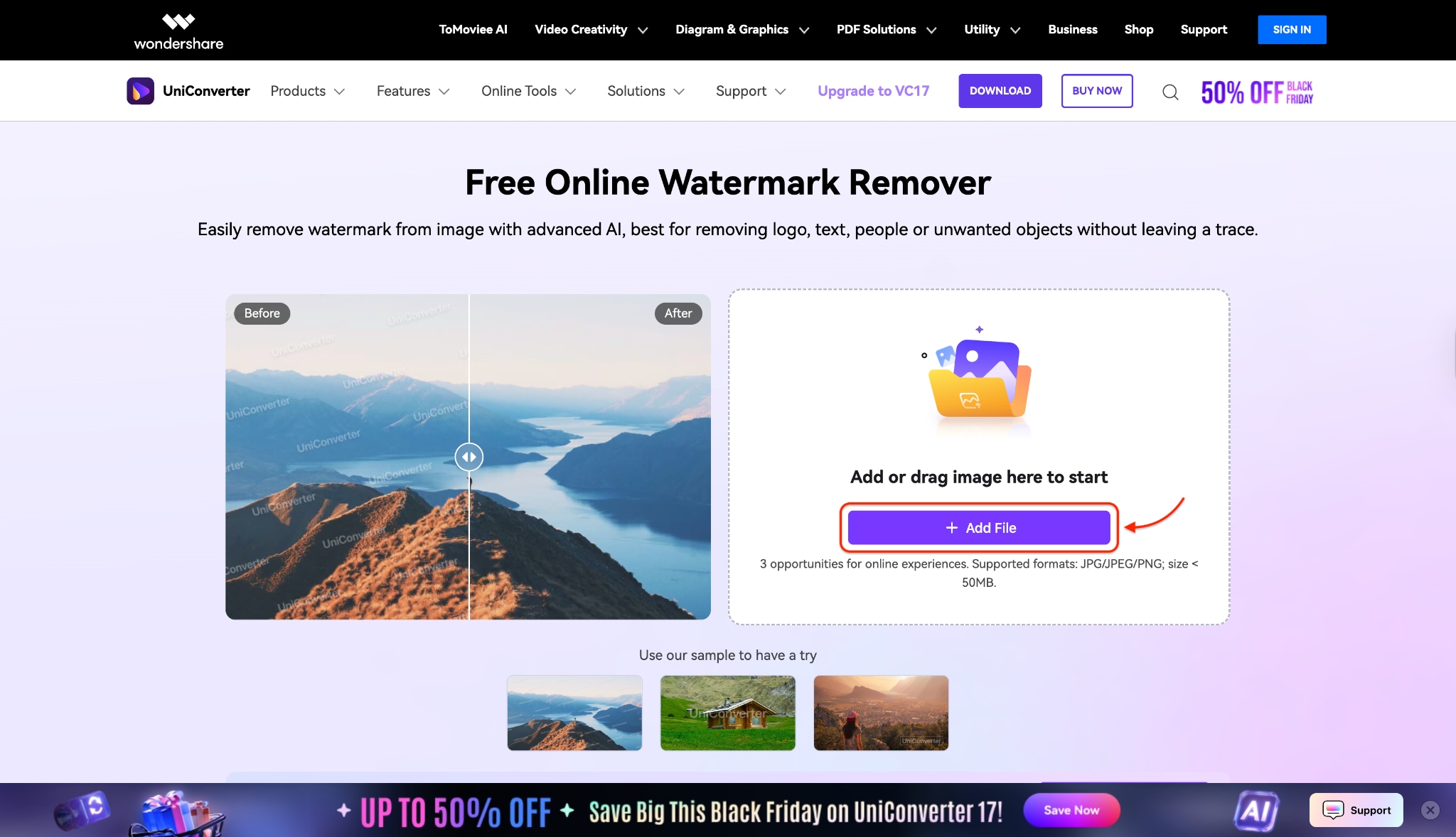 add your frame of reel or post