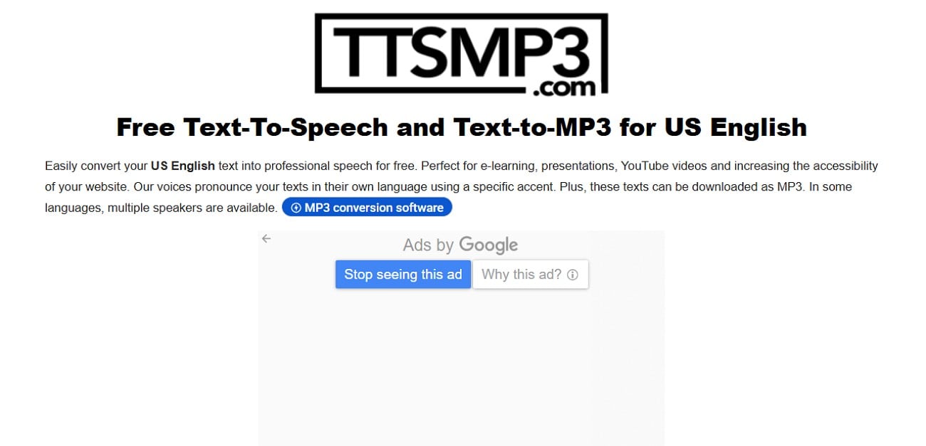 ttsmp3 text to speech