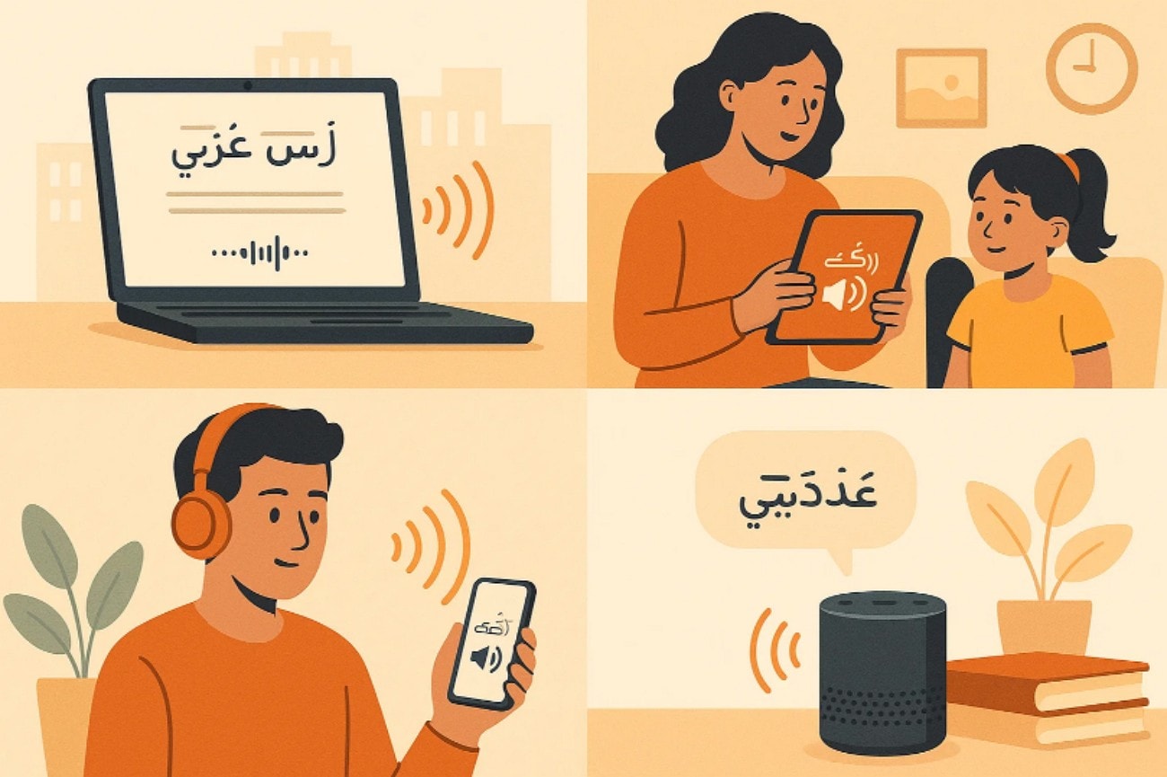 use cases arabic text to speech