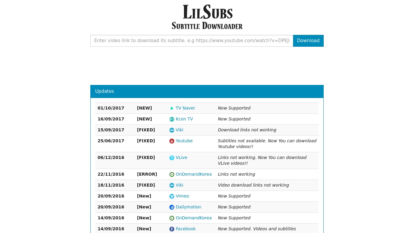 lilsubs uniconverter homepage