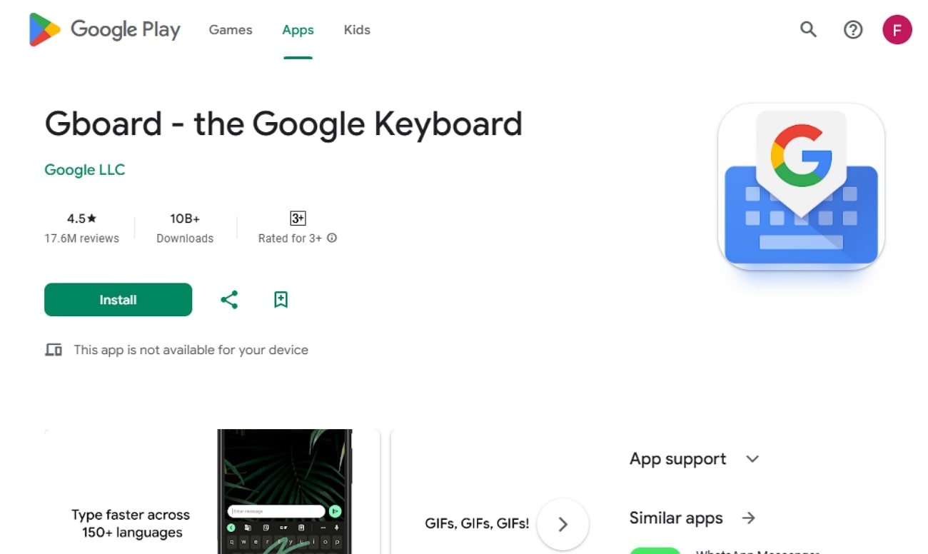 gboard google keyboard app