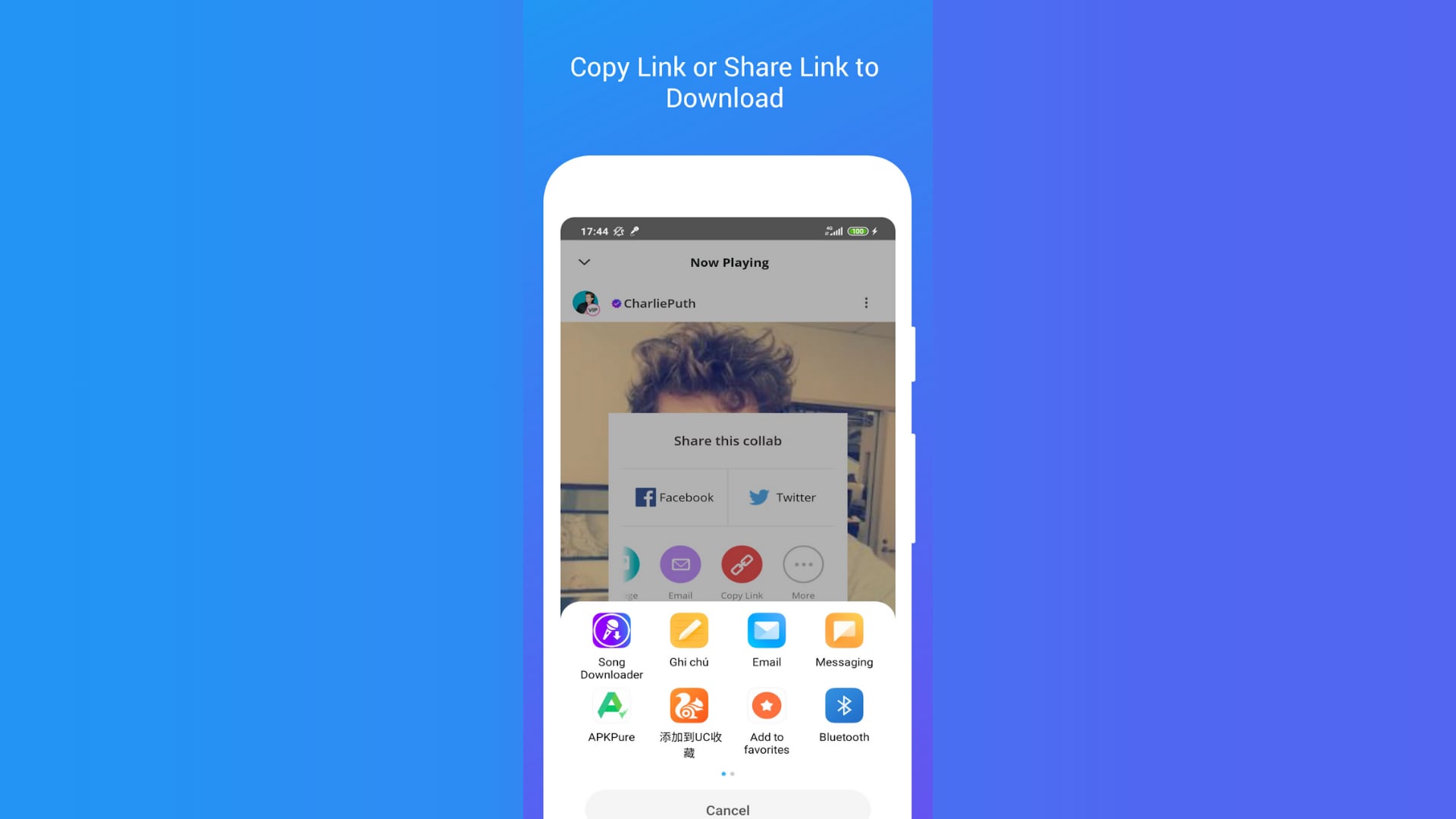 song downloader from smule interface