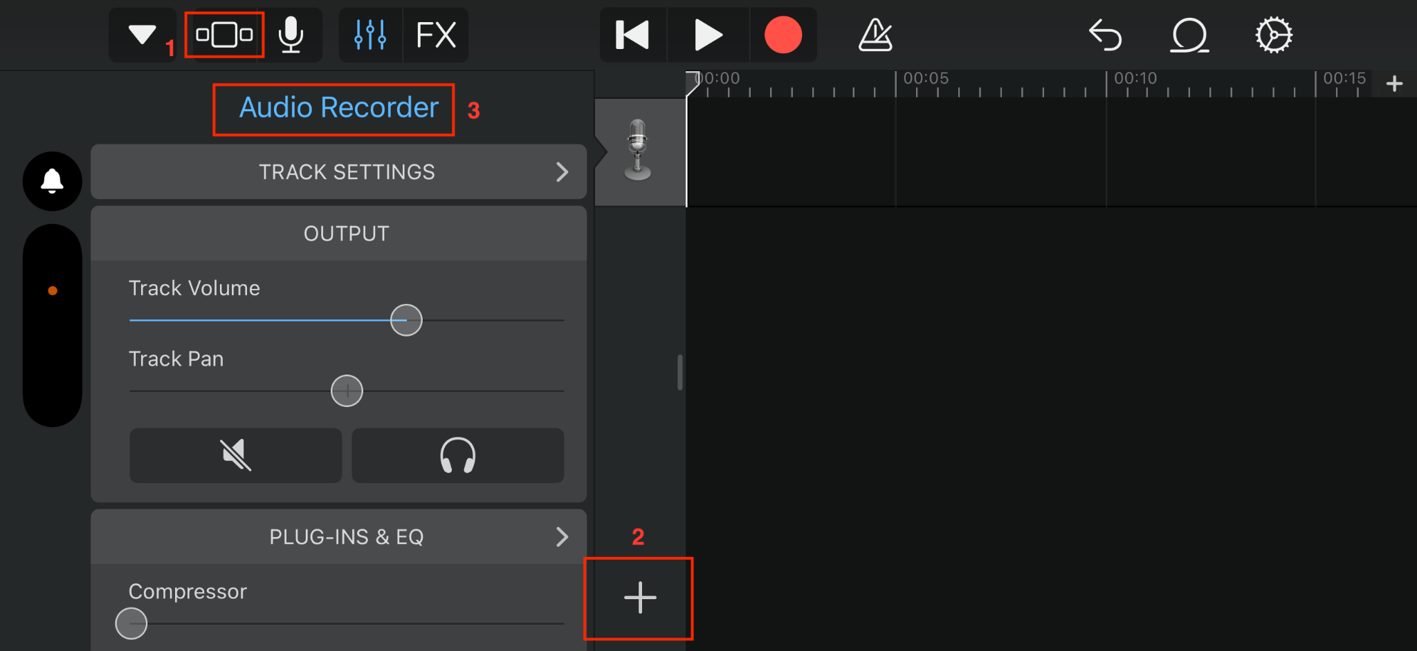 garageband auto recorder