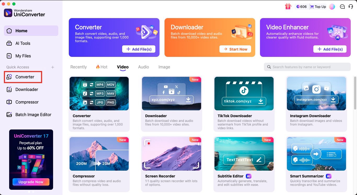 wondershare uniconverter mac converter