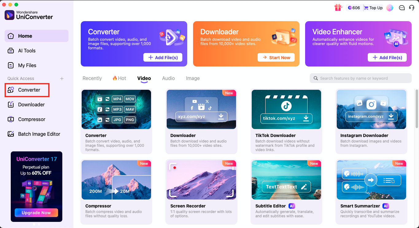 wondershare uniconverter converter