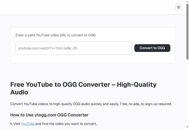 youtube ogg converter online yt ogg