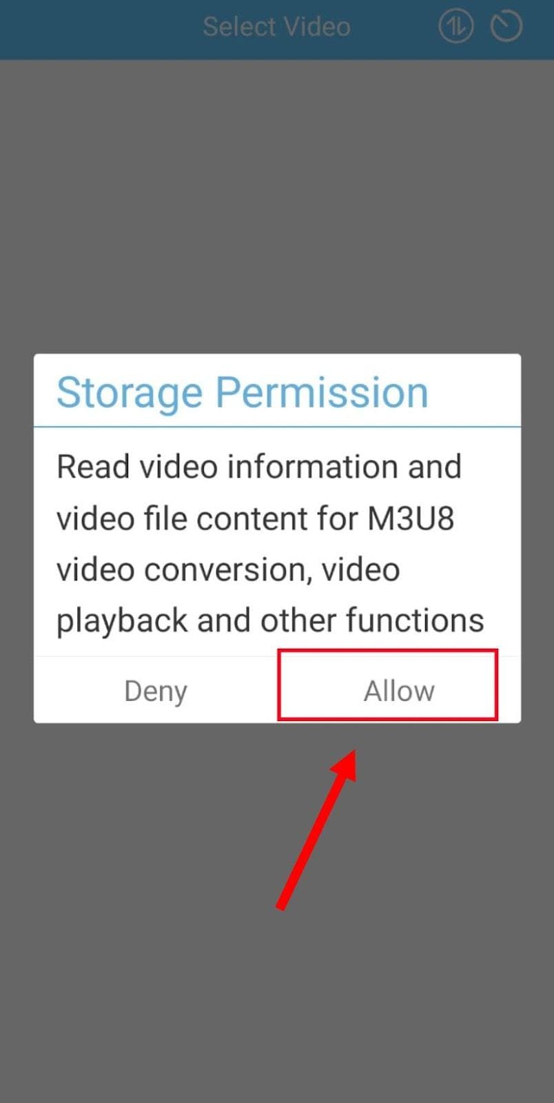 video converter m3u8 to mp4 allow permission
