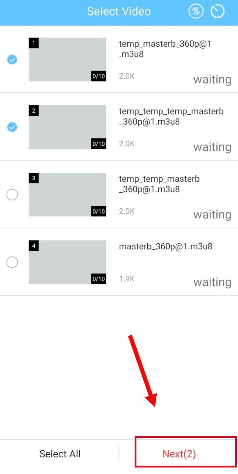 video converter m3u8 to mp4 next
