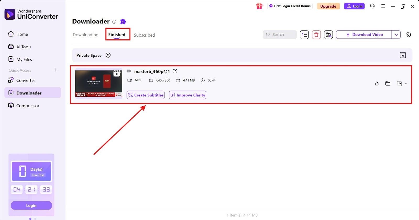 wondershare uniconverter offline video