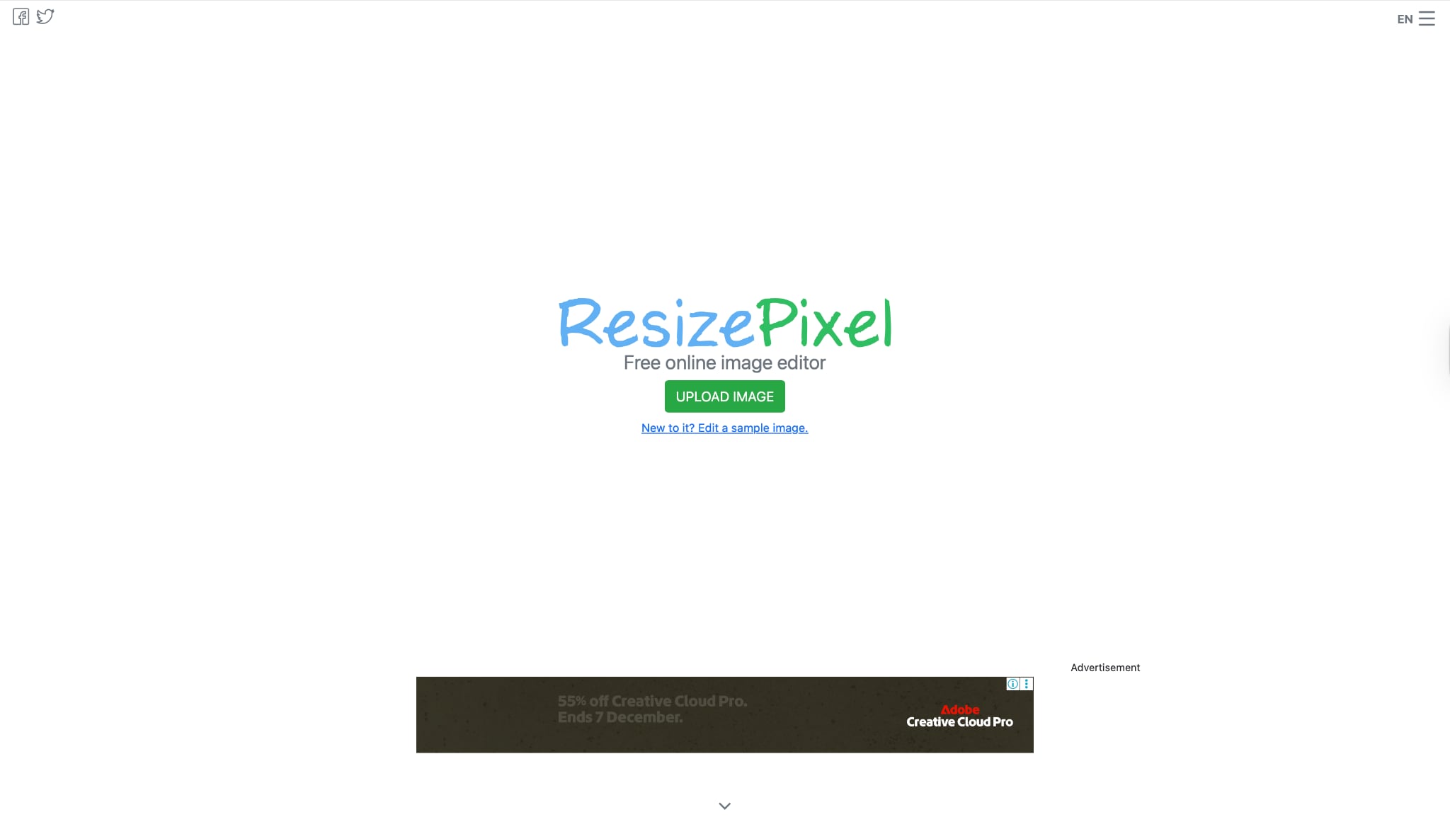 resize pixel homepage