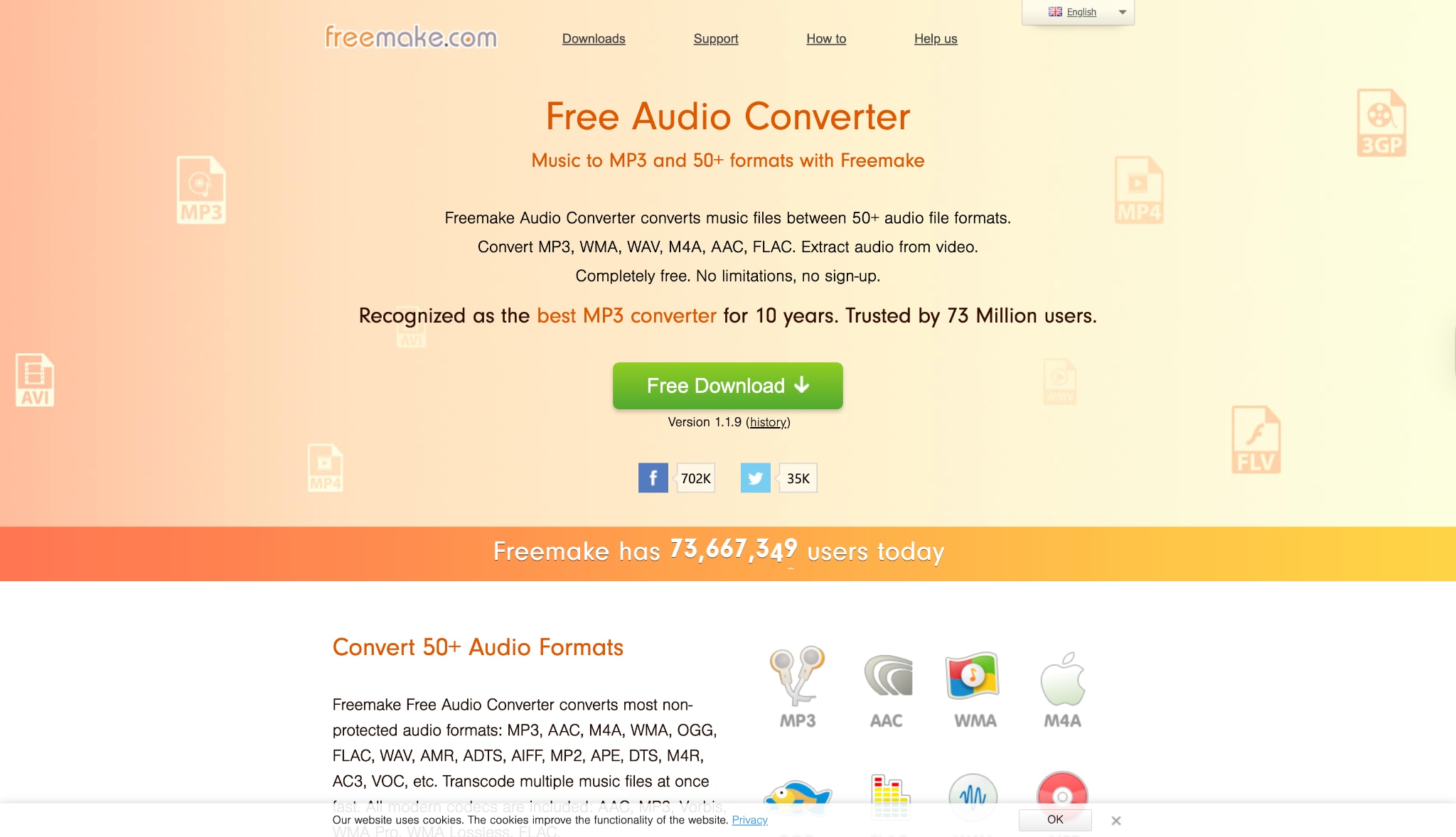free audio converter interface
