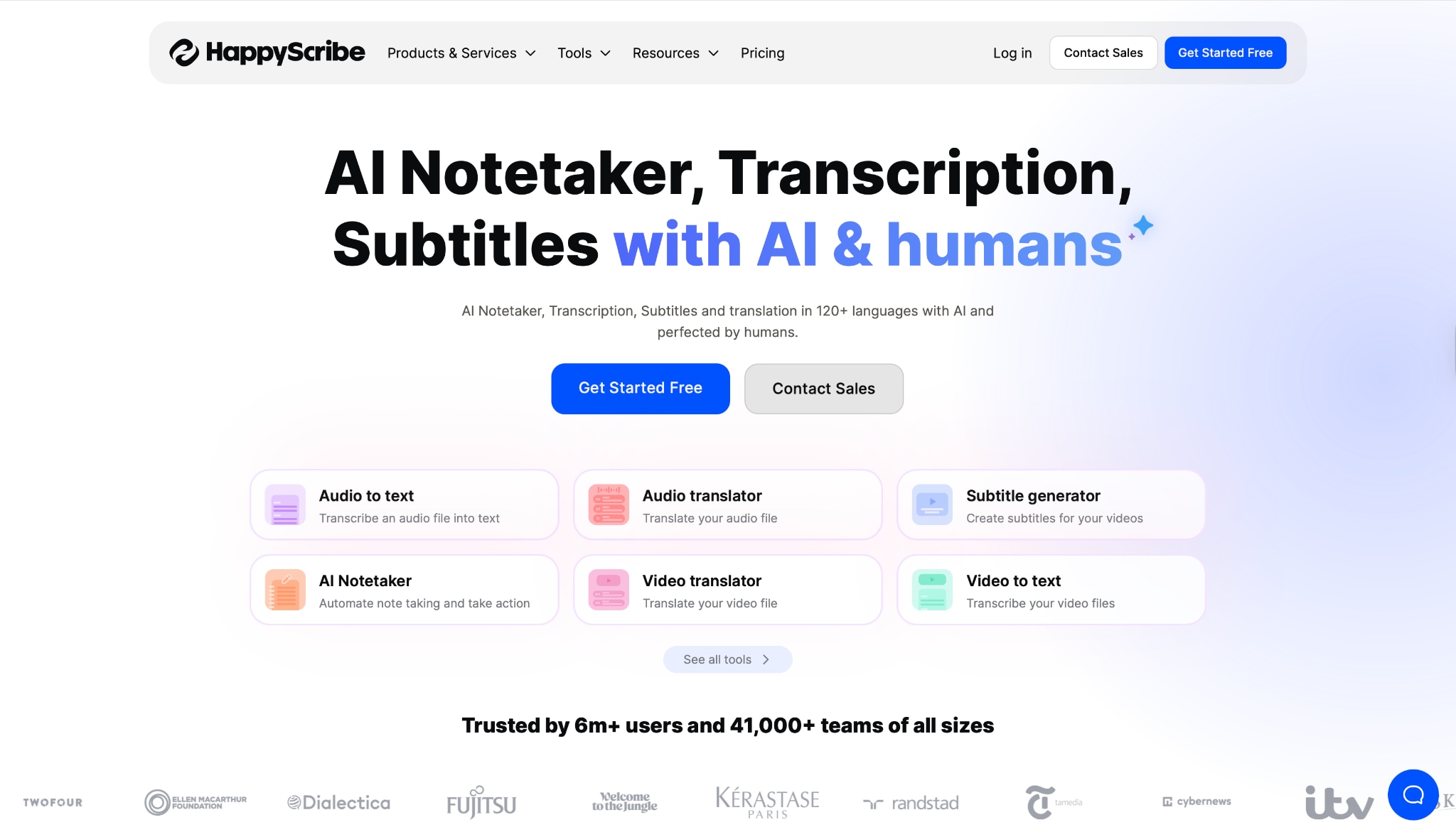 happy scribe interface