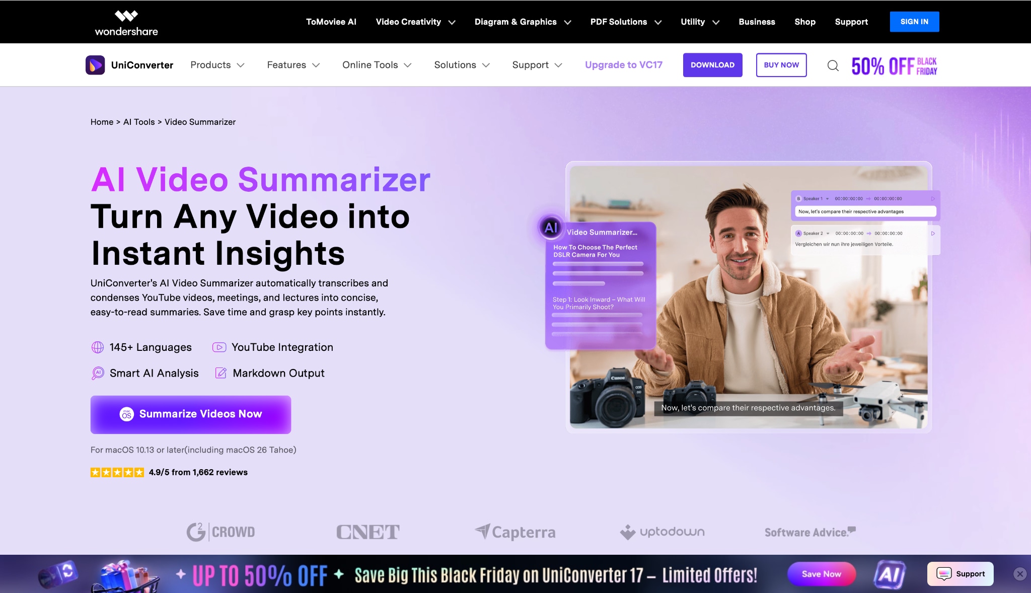 wondershare uniconverter interface