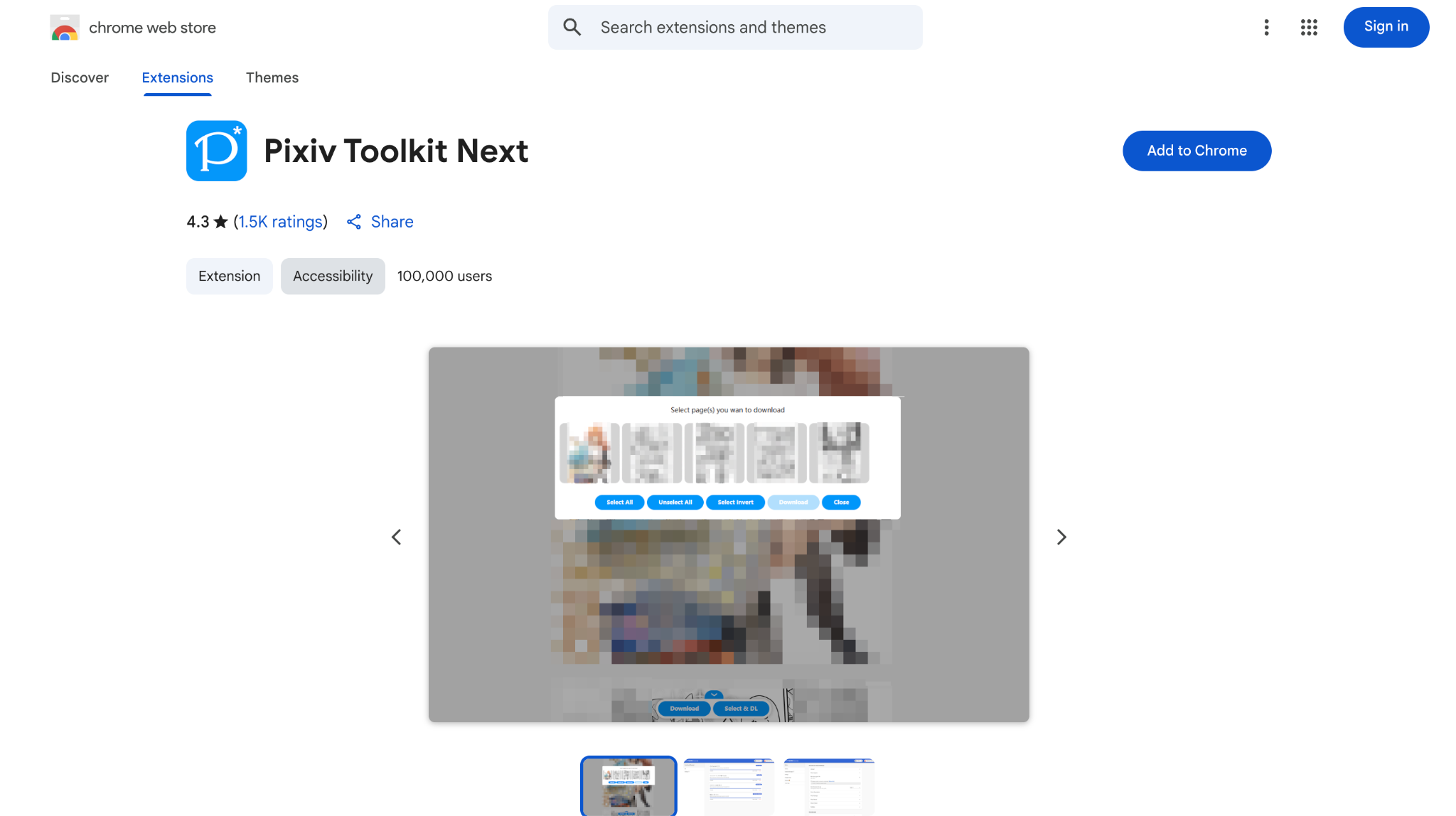 pixiv toolkit next homepage