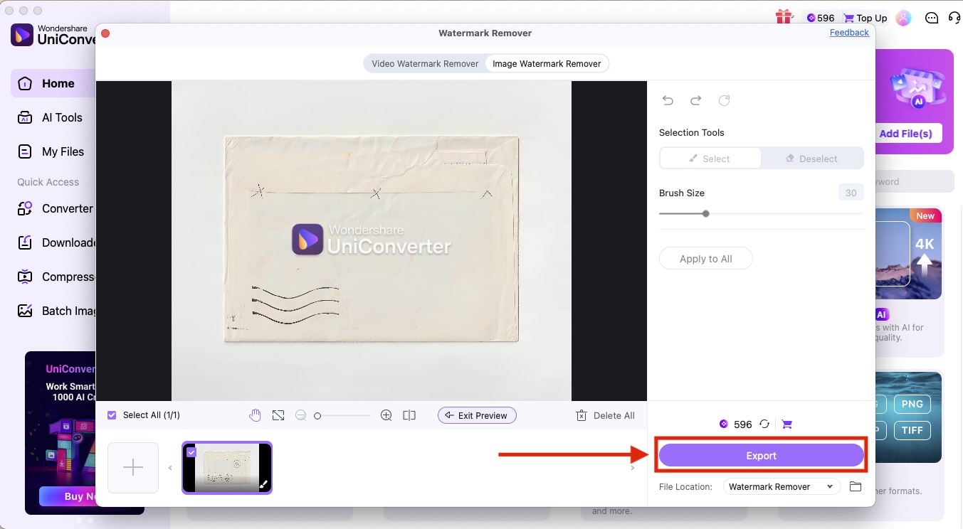 wondershare uniconverter offline export