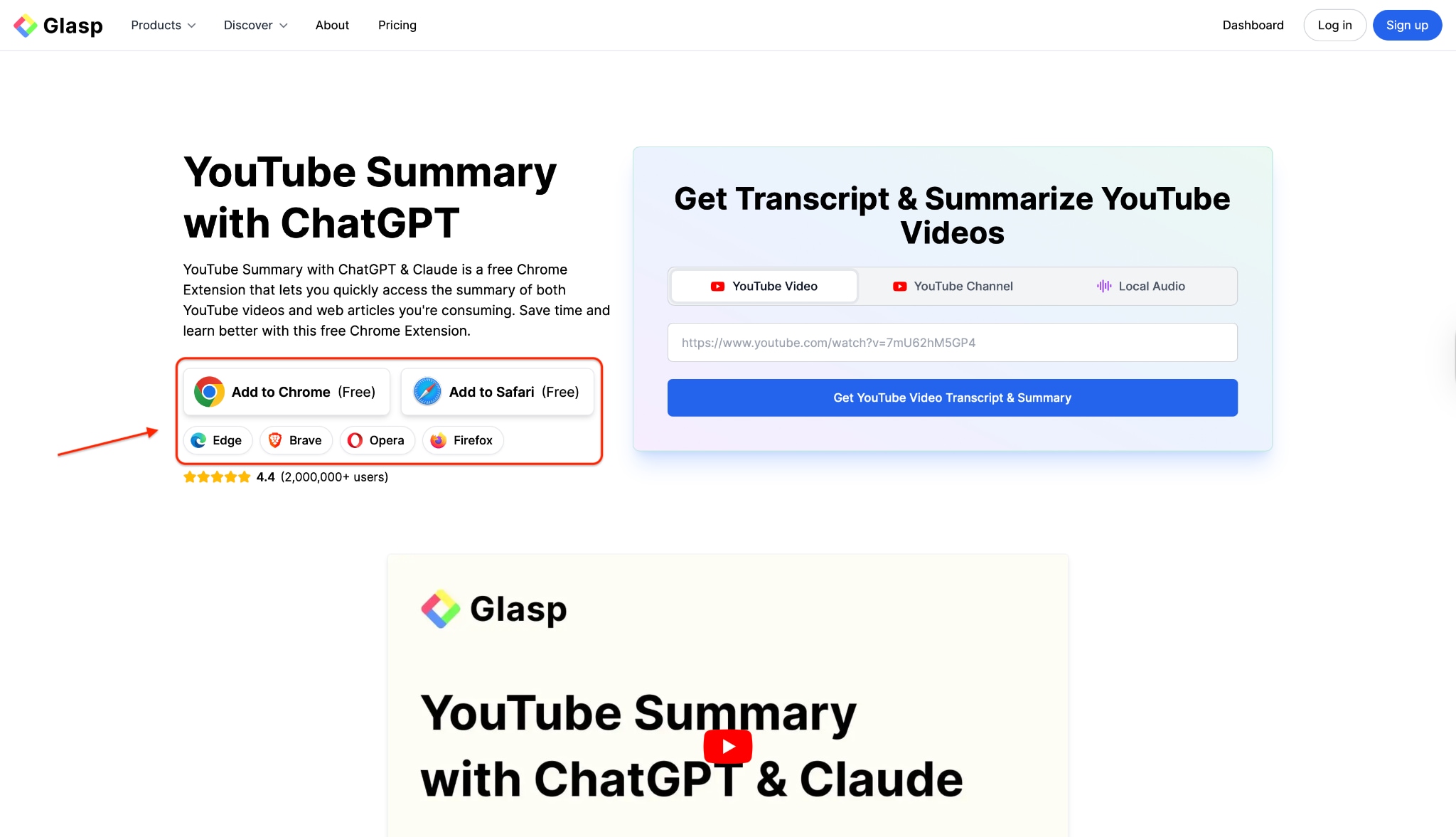 add glasp extension to your browser