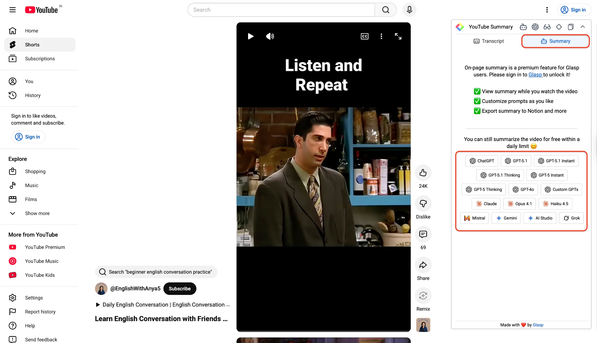summary of the video