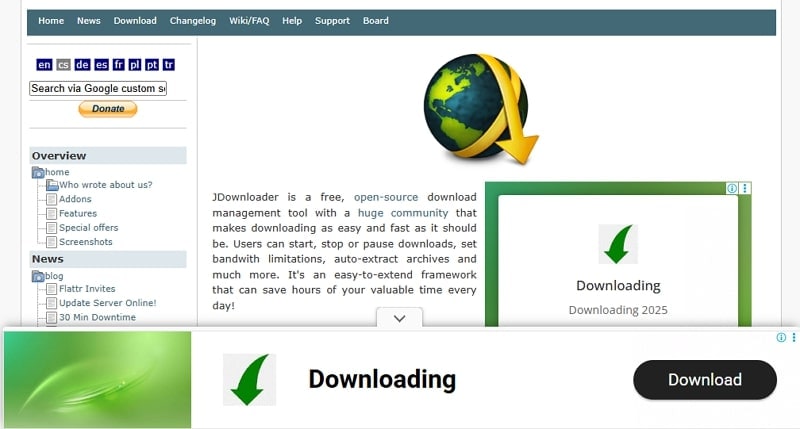 access jdownloader playlist to mp3 downloader