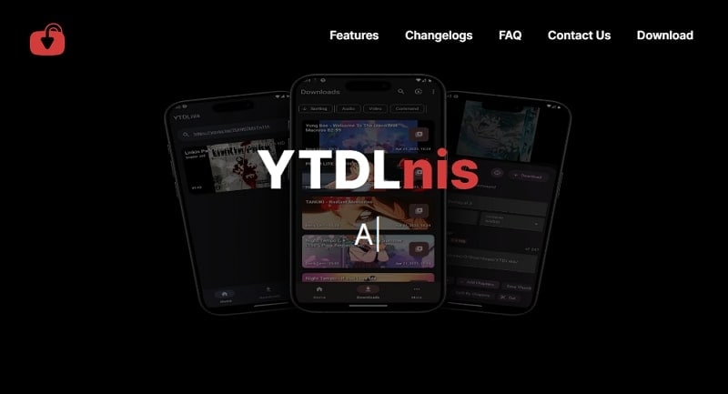 download youtube playslist mp3 ytdlnis mobilephone app