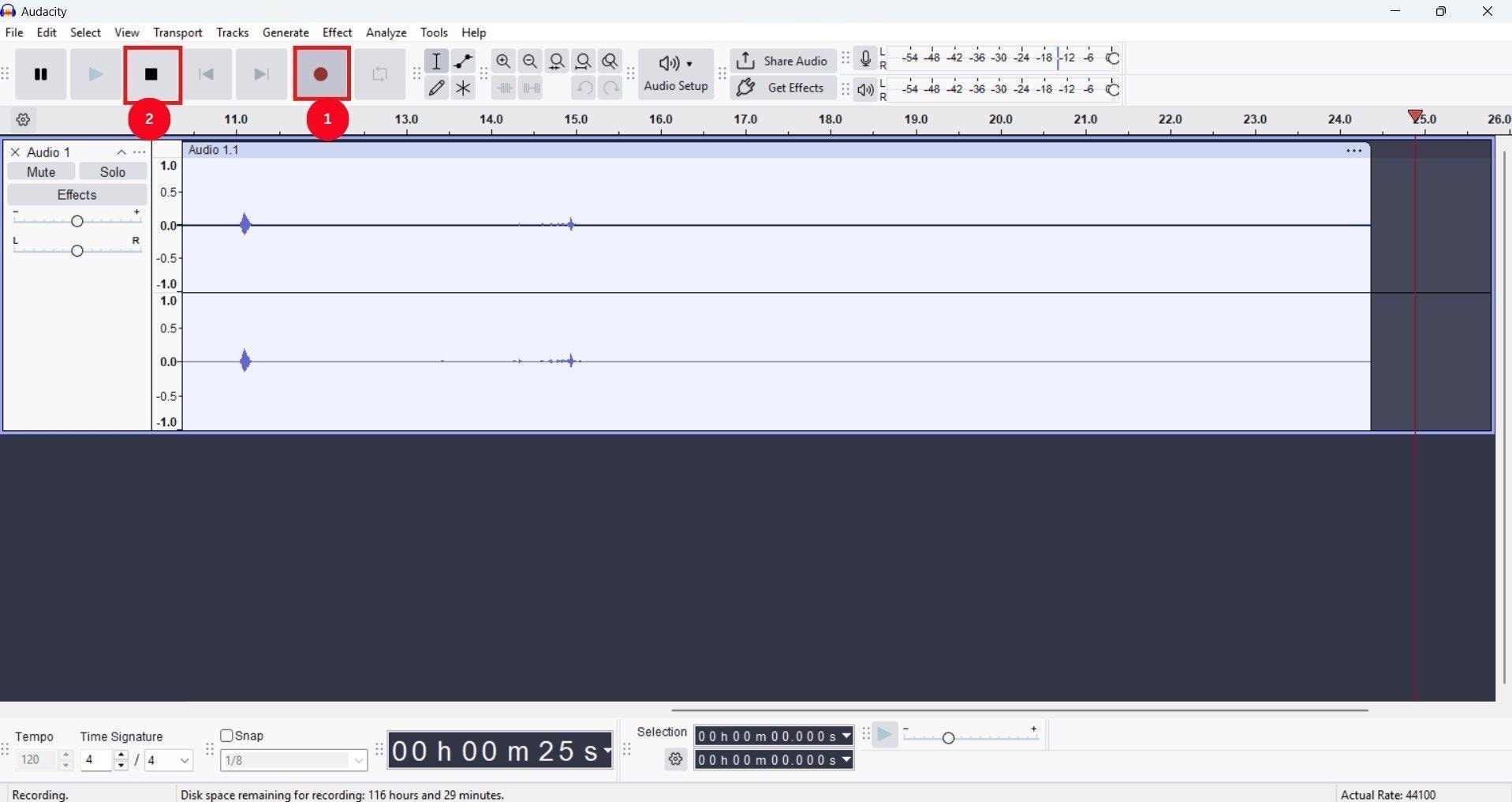 audacity record audio