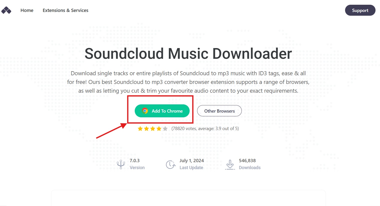 install soundcloud music downloader extension